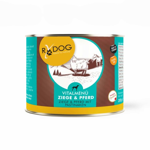 Hond Accessories Natvoer RyDog Geit & Paard 200g 6 Stuk -1- Anifit